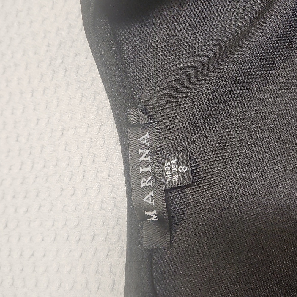 Marina black sheath dress, size 8 - Picture 4 of 5